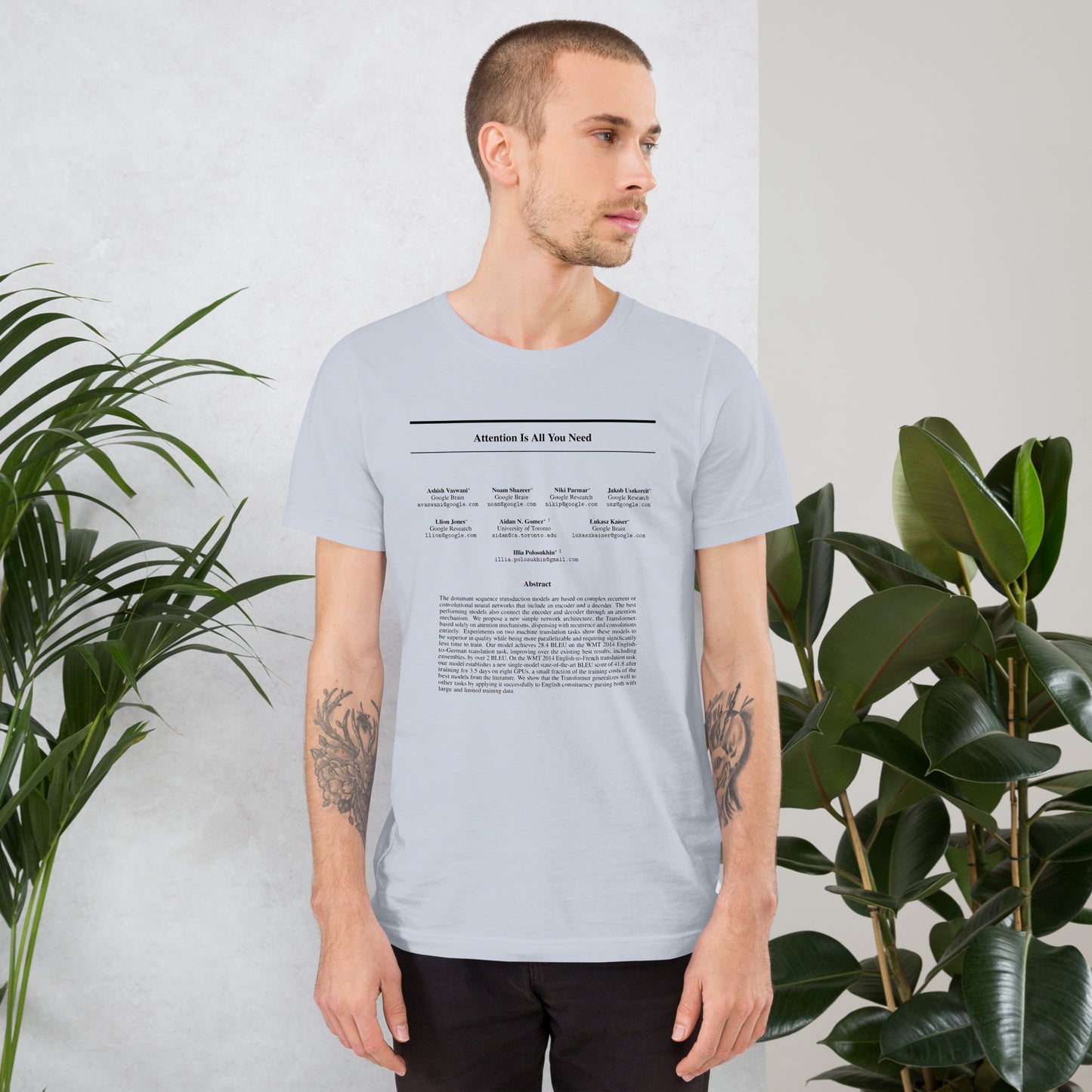 Attention is all you need Unisex t-shirt