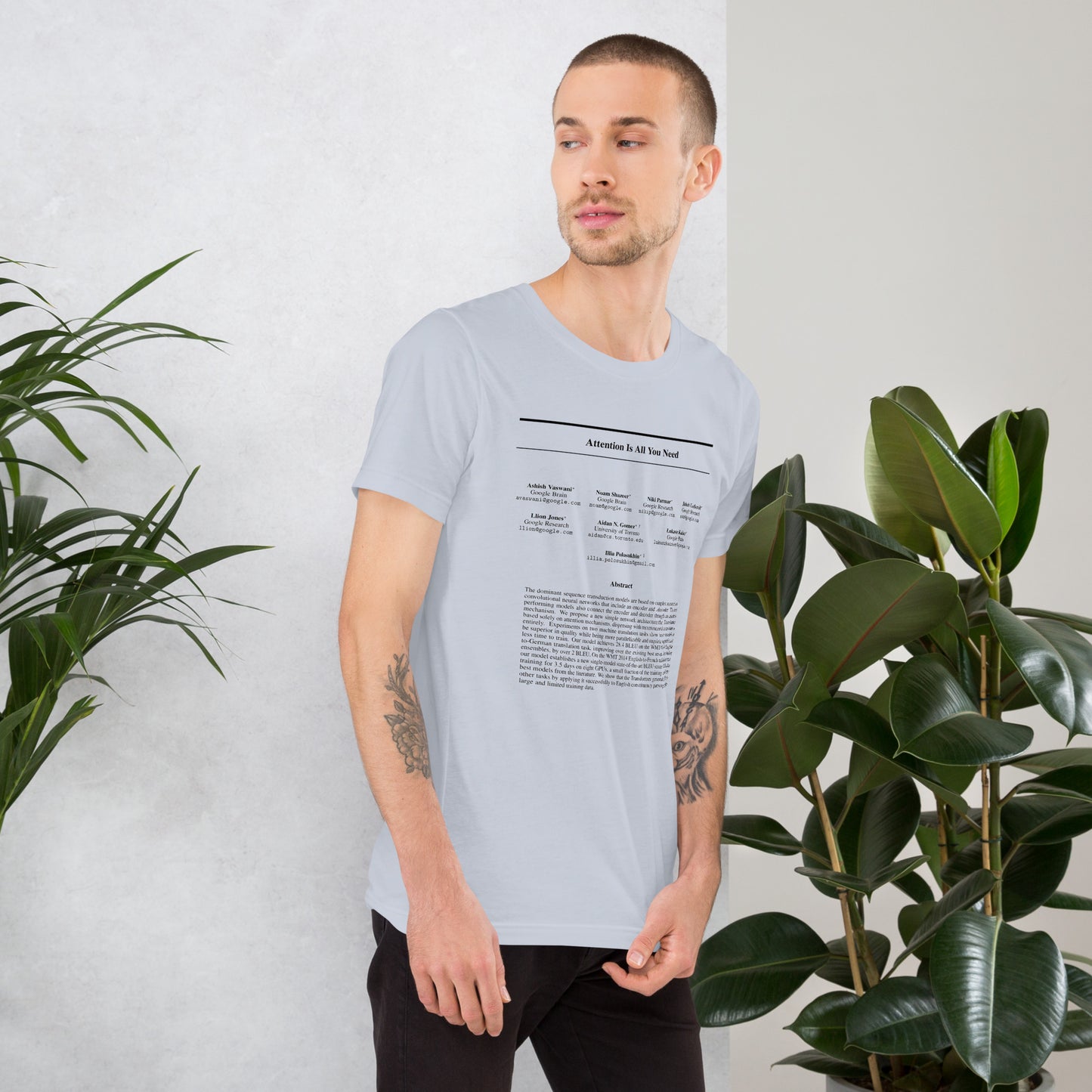 Attention is all you need Unisex t-shirt