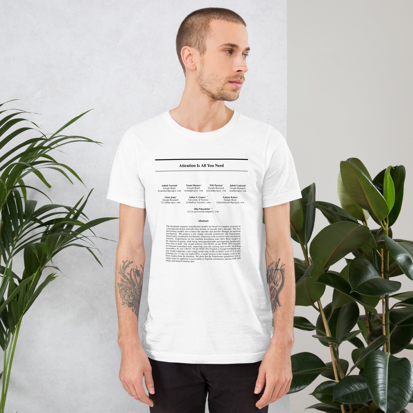 Attention is all you need Unisex t-shirt