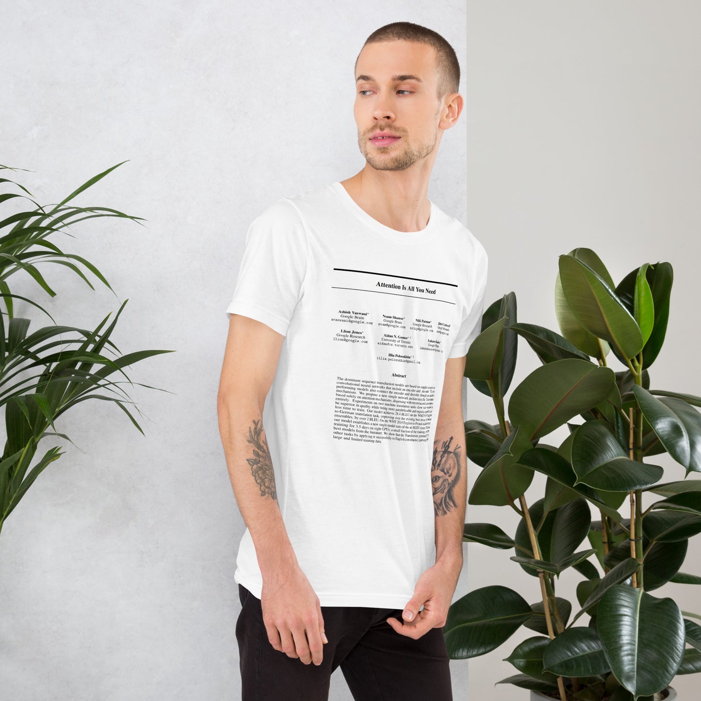 Attention is all you need Unisex t-shirt